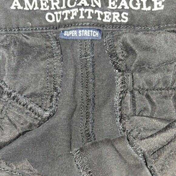 American Eagle Outfitters Black Jeans Straight-Leg - Picture 3 of 5